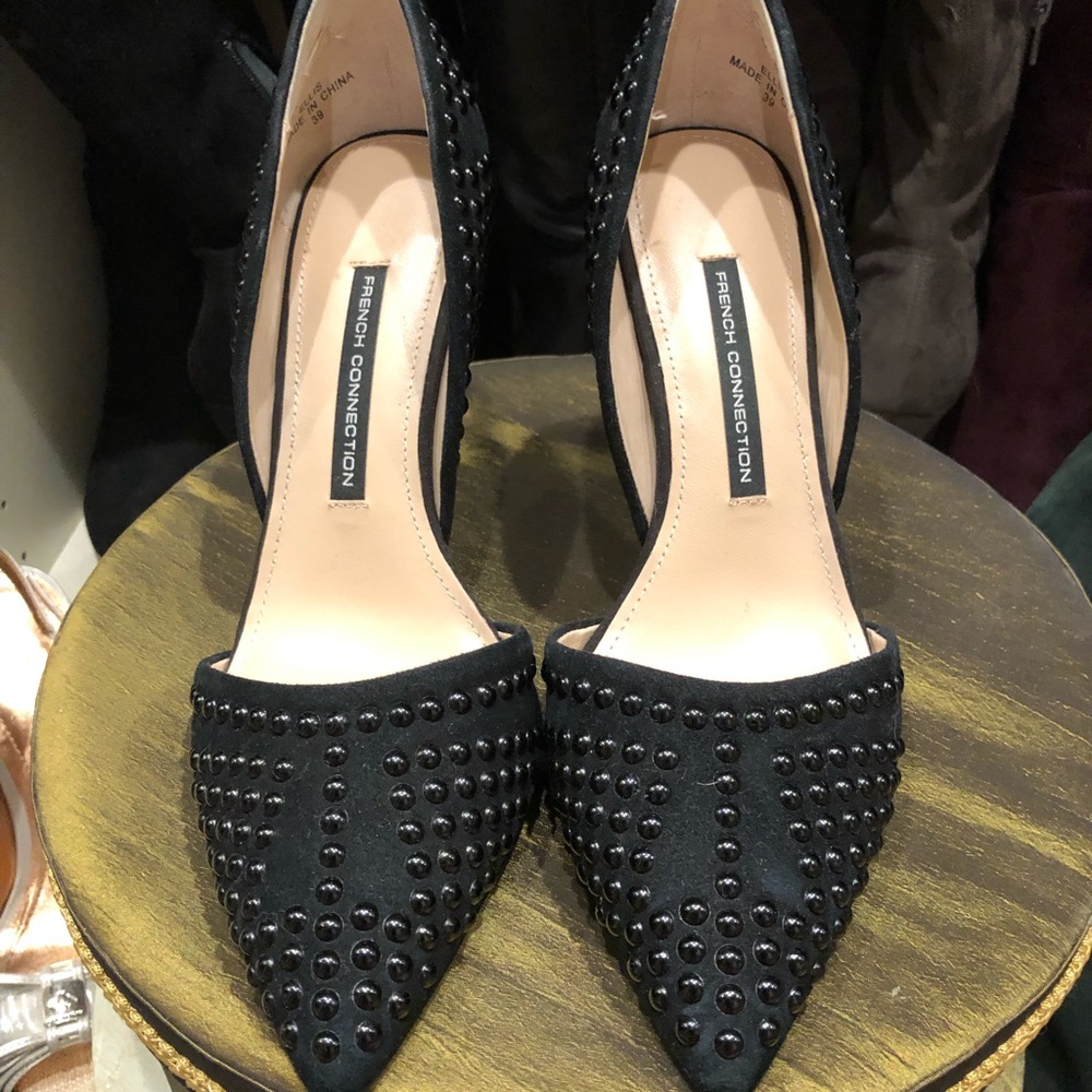 🆕Black Studded D’Orsay Pumps NWOT - Picture 4 of 6
